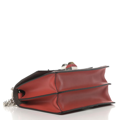 Fendi Vitello Liberty Lucido Catalan Mirror Hypnoteyes Studded Small Kan I Shoulder Bag Bloody Mary Carbone Multicolor 5 of 11