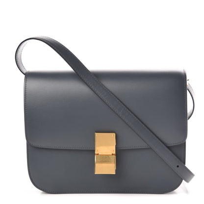 Celine Box Calfskin Medium Classic Box Flap Bag Grey 1 of 10