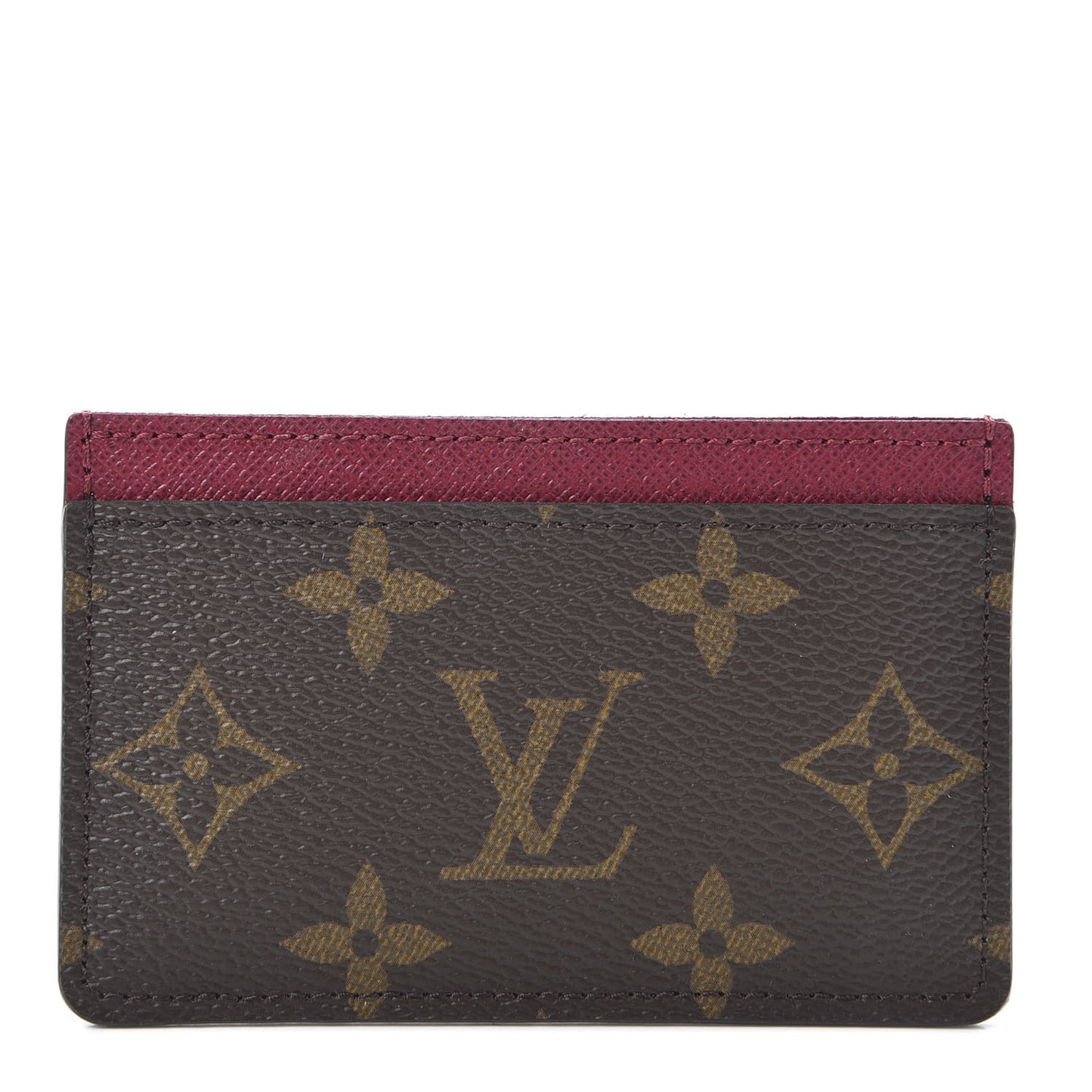 Monogram Card Holder Fuchsia