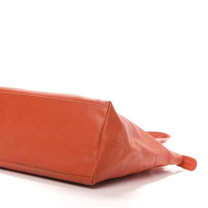 Chanel Caviar CC Tote Orange 7 of 14