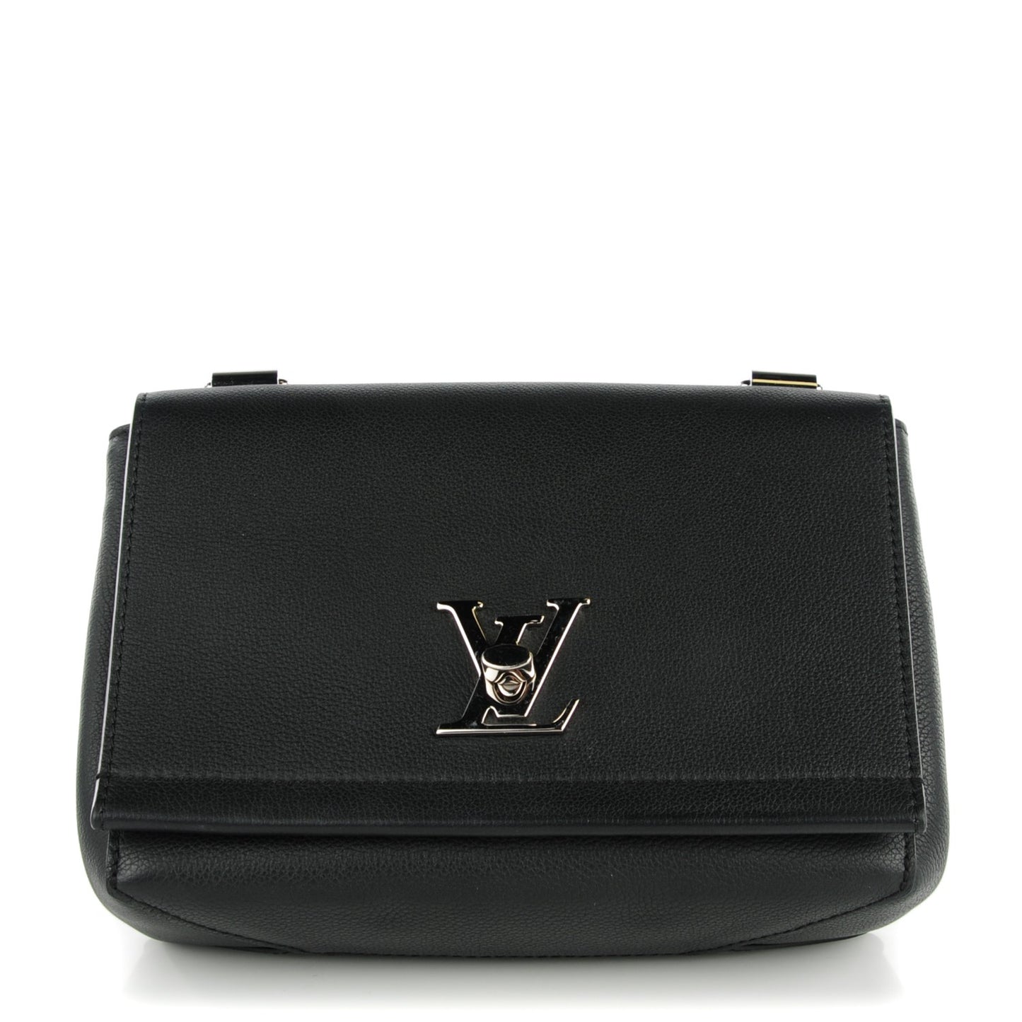 Calfskin Lockme II Chain Bag BB Black