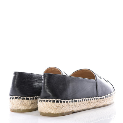 Chanel Lambskin CC Espadrilles 38 Black 4 of 10