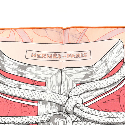 Hermes Silk Brandebourgs Scarf 90 Abricot 3 of 6