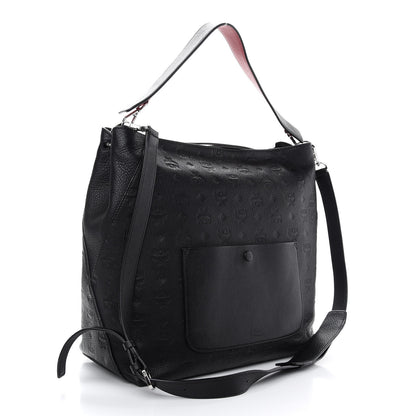 MCM Calfskin Ottomar Large Klara Hobo Black 3 of 9