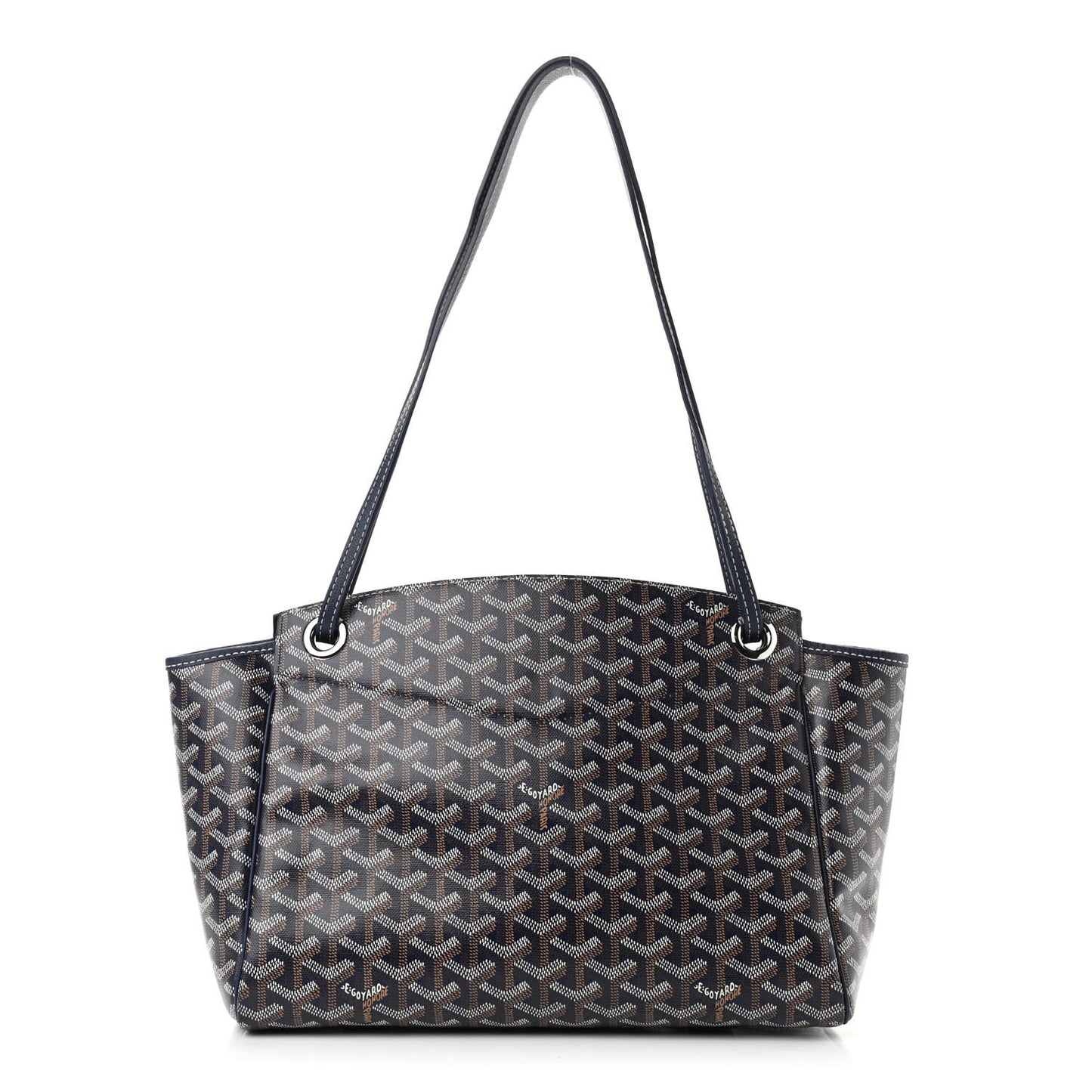 Goyardine Rouette PM Bleu Marine