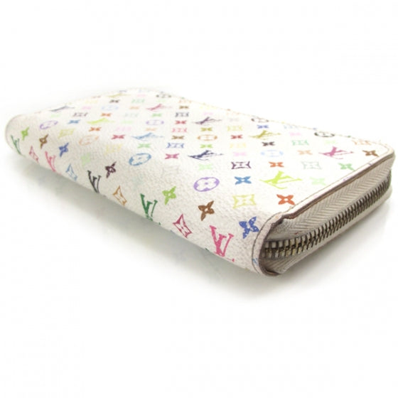 Louis Vuitton Monogram Multicolor Zippy Wallet White 5 of 9
