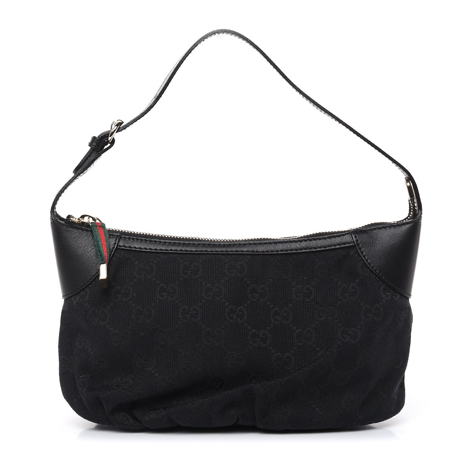 Gucci Monogram Pochette Black 1 of 10