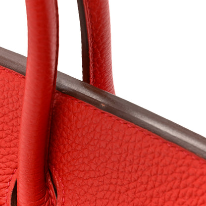 Hermes Togo BIRKIN 35 Rouge Casaque 15 of 17