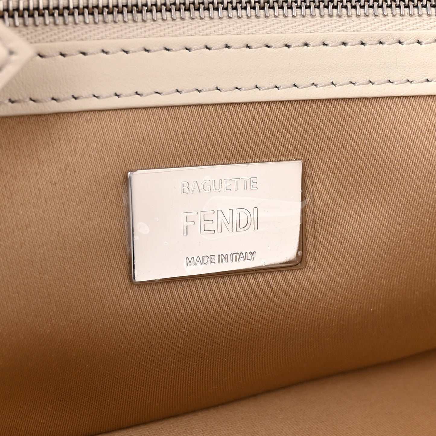 Seta Logo Rosa Scarf Baguette Beige Amido White