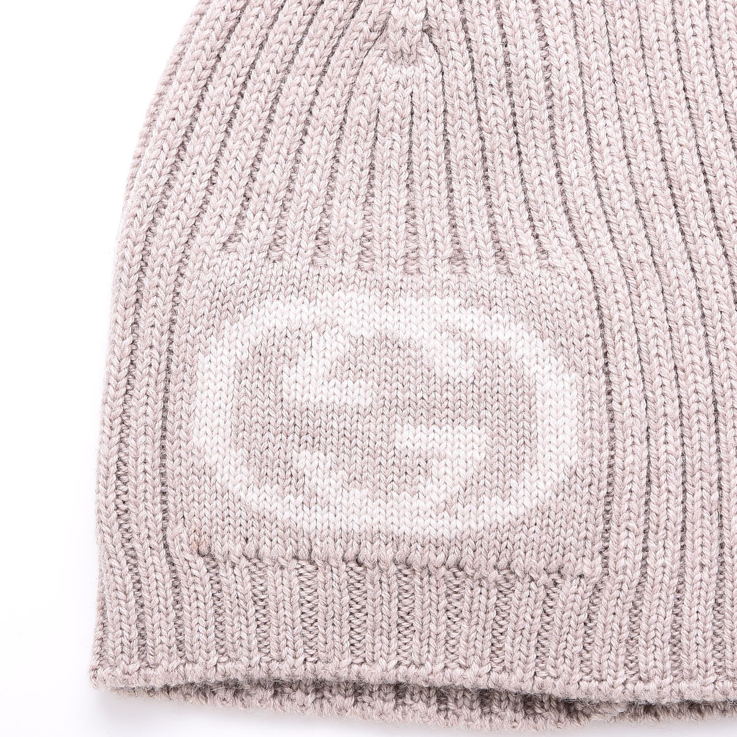 Gucci Wool Tricot Interlocking G Sirio Beanie Hat Grey 3 of 5
