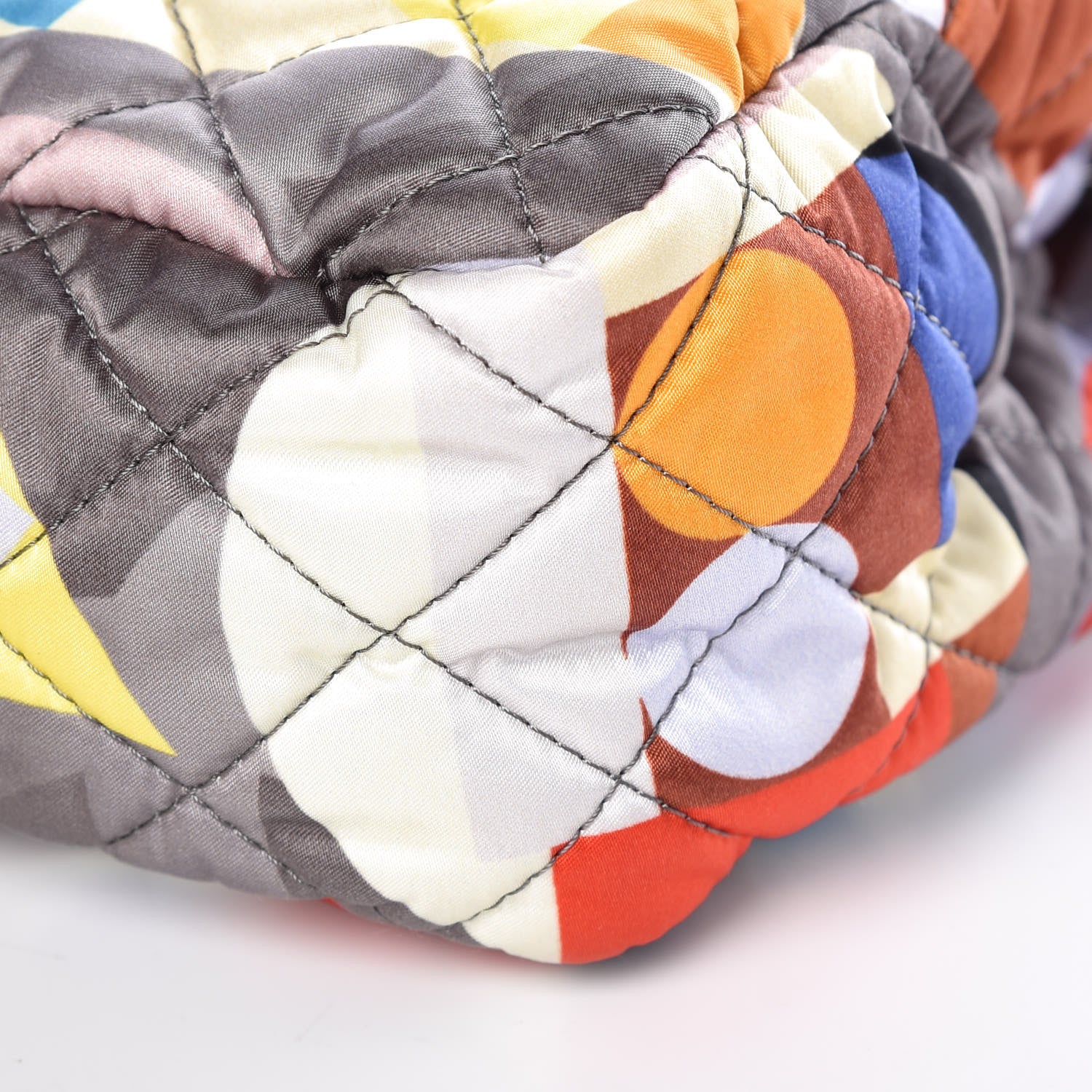 Chanel Nylon Printed Small Coco Color Flap Multicolor 9 of 9