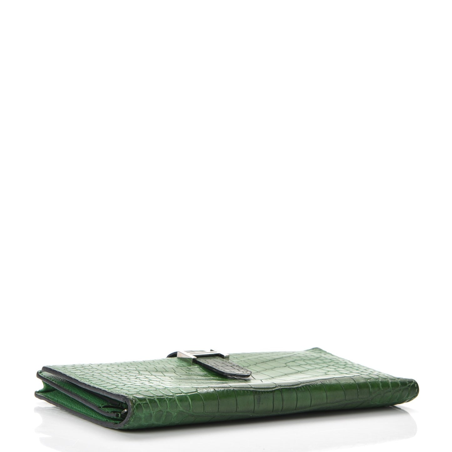 Matte Alligator Bearn H Wallet Cactus