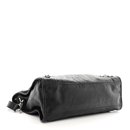 Balenciaga Agneau Classic Silver Hardware City Black 5 of 11