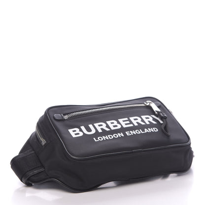 Burberry Econyl Logo Print Bum Bag Black 4 of 12