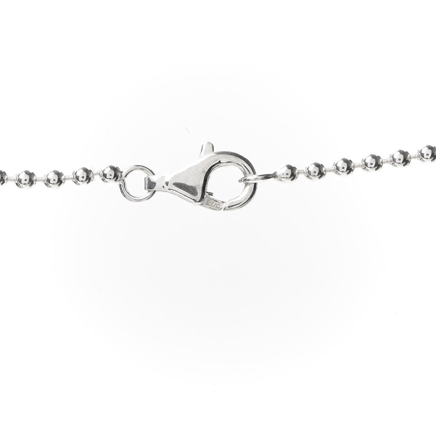 Sterling Silver Square Cross Pendant Necklace