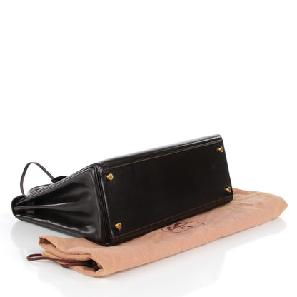 Hermes Box Kelly Retourne 32 Chocolate 20 of 24