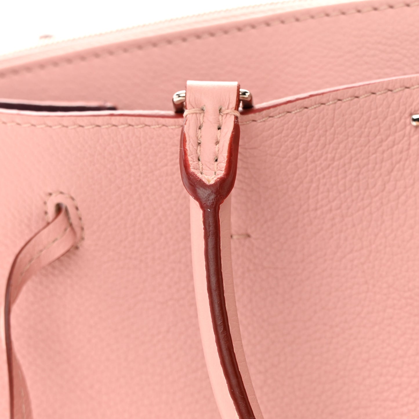 Calfskin Lockmeto Rose Poudre