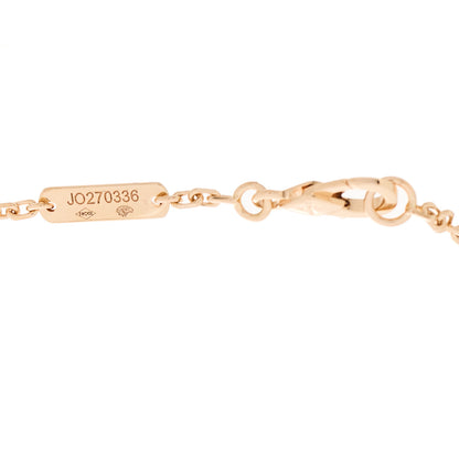 Van Cleef & Arpels 18K Rose Gold Carnelian Onyx Lucky Spring Open Wing Lady Bug Bracelet 4 of 5