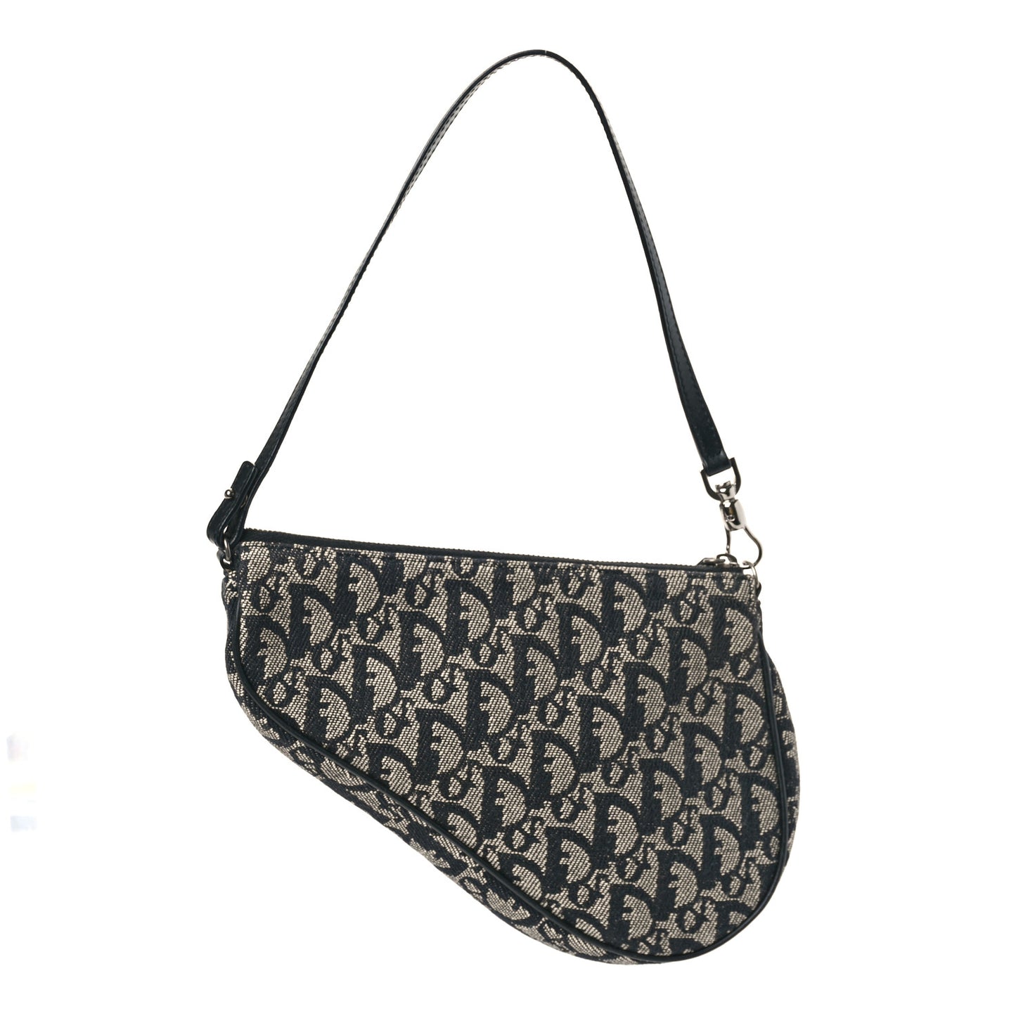 Monogram Mini Saddle Pochette Black
