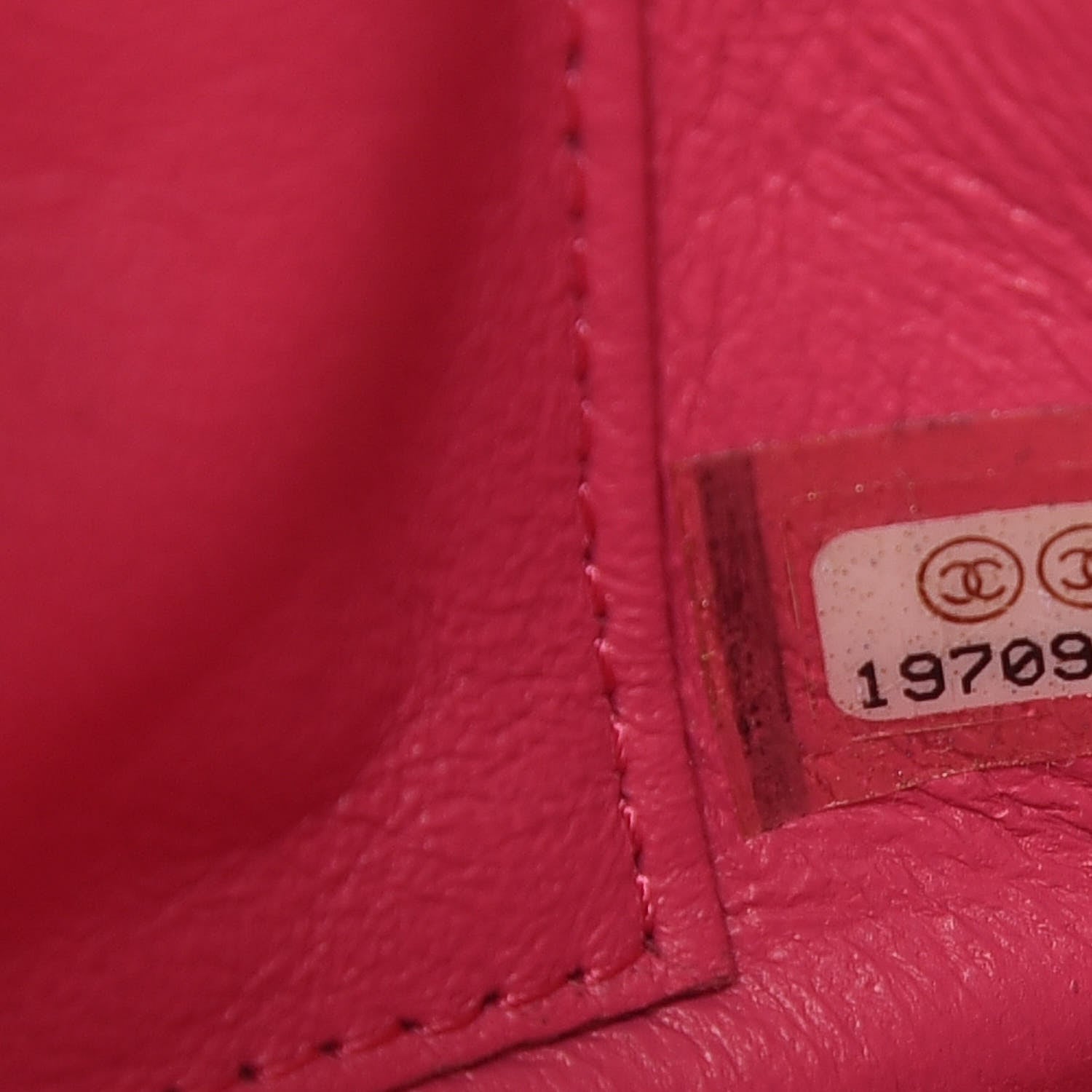 Chanel Lambskin Quilted Extra Mini Flap Dark Pink 9 of 9