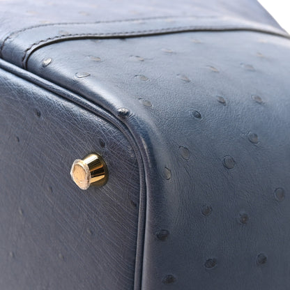 Hermes Ostrich Picotin Lock 18 Bleu Roi 11 of 14