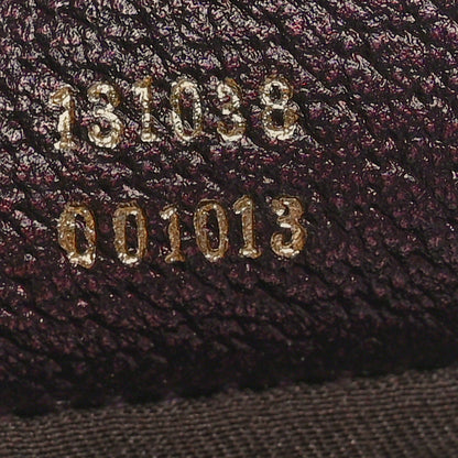 Gucci Monogram Bamboo Ring Hobo Aubergine 7 of 11