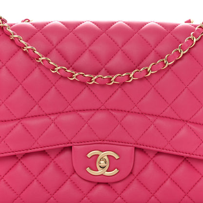 Chanel Lambskin Quilted Medium Mademoiselle Chic Flap Fuchsia 8 of 10