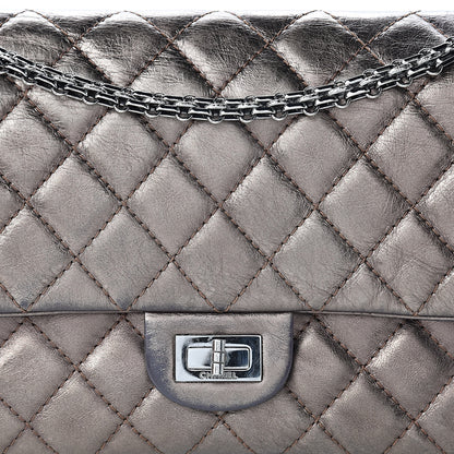 Chanel Metallic Aged Calfskin 2.55 Reissue 226 Flap Bronze 8 of 16