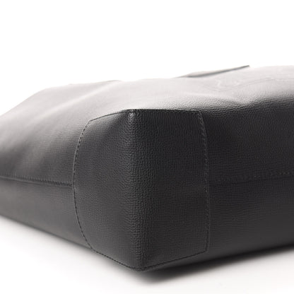 Burberry Calfskin TB Motif Embossed Medium Tote Black 6 of 16