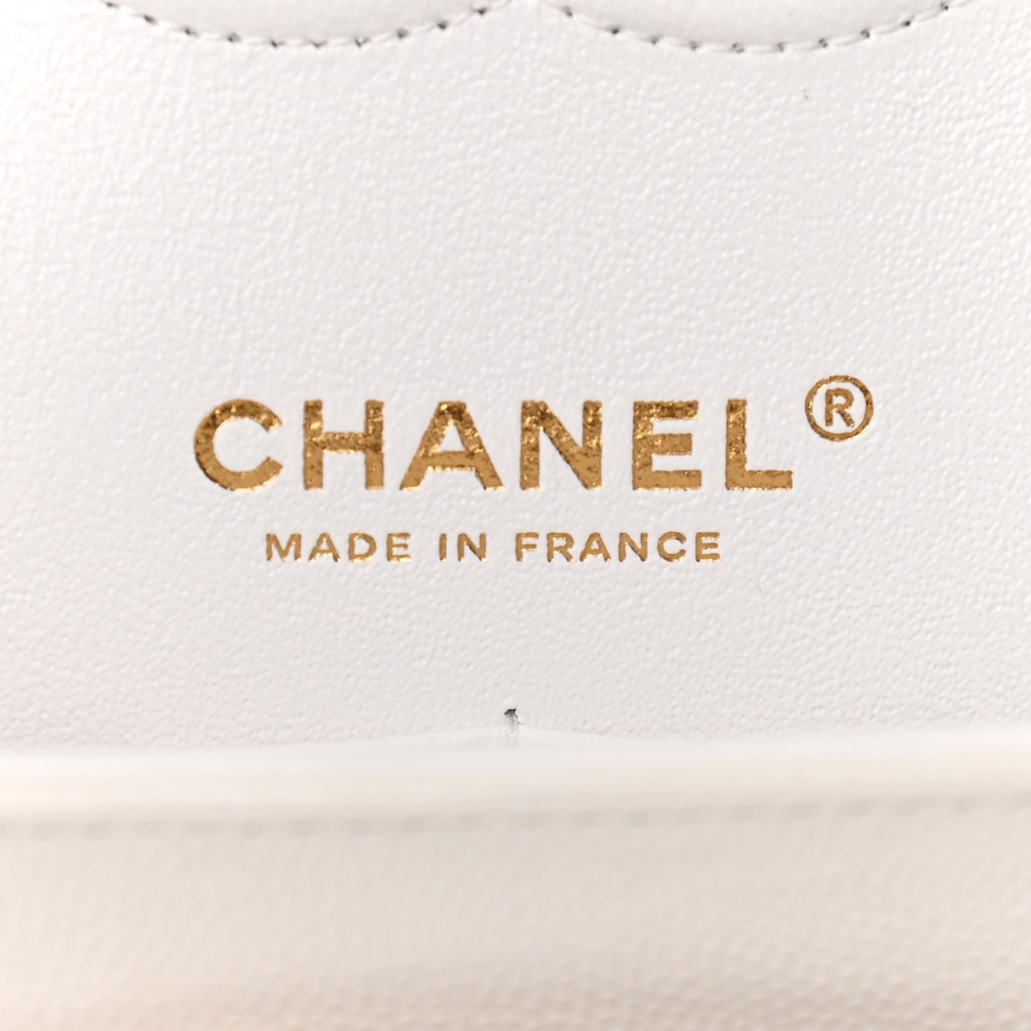 Chanel Caviar Quilted Medium Double Flap White 6 of 10