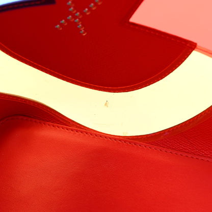 Christian Louboutin Calfskin PVC Love Spikes East West Cabata Tote Latte Multicolor 16 of 25