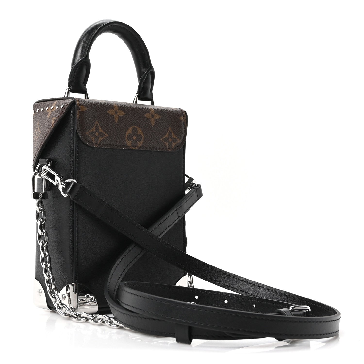 Louis Vuitton Calfskin Monogram Camera Box Vibe Black 3 of 9