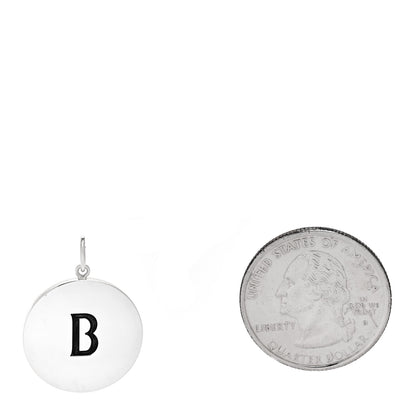 Tiffany Sterling Silver Block Letter B Charm 2 of 5