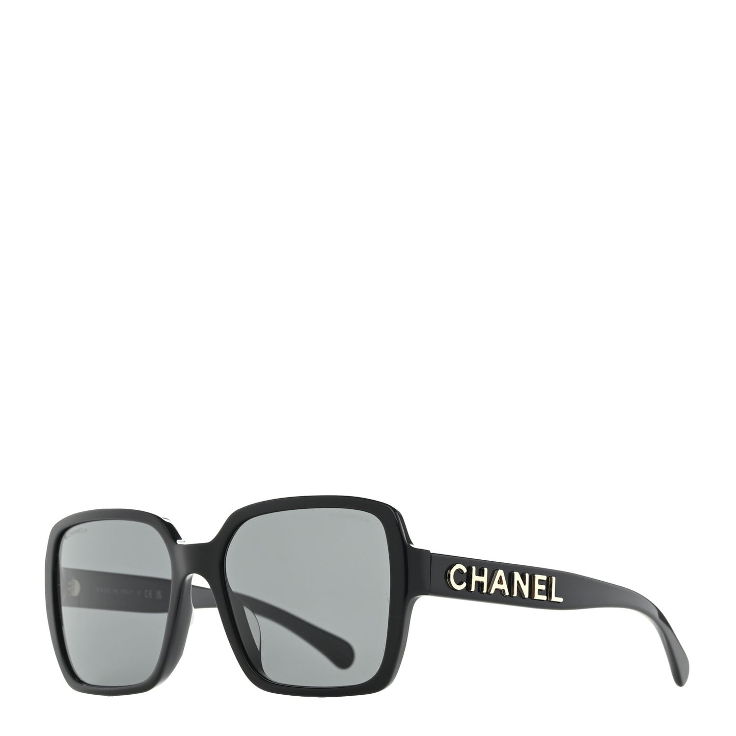 Acetate Square Sunglasses 5408-A Black