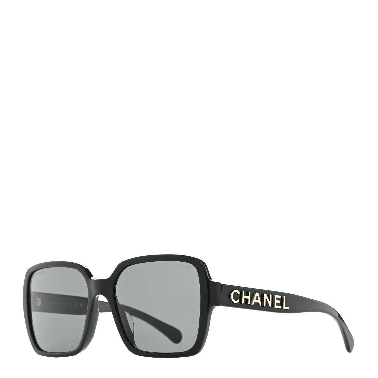 Chanel Acetate Square Sunglasses 5408-A Black 1 of 6