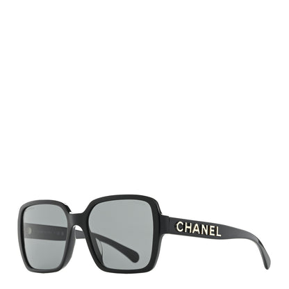 Chanel Acetate Square Sunglasses 5408-A Black 1 of 6