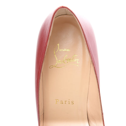 Christian Louboutin Kid Patent Geo 85 Pumps 36.5 Rouge De Mars 10 of 10