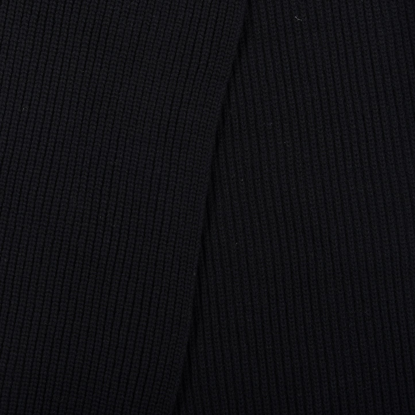 Wool Cashmere CC Scarf Black White