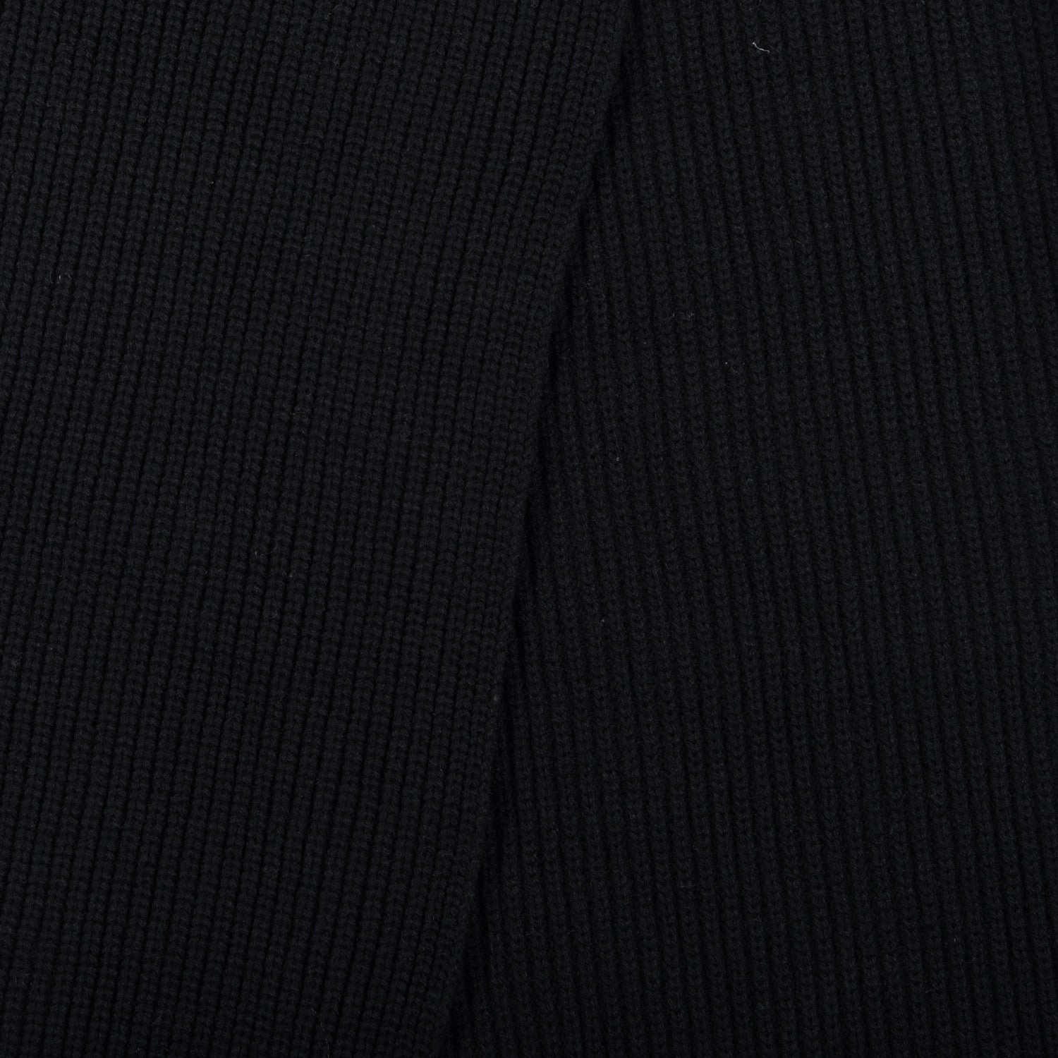 Chanel Wool Cashmere CC Scarf Black White 4 of 5