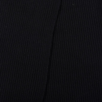 Chanel Wool Cashmere CC Scarf Black White 4 of 5