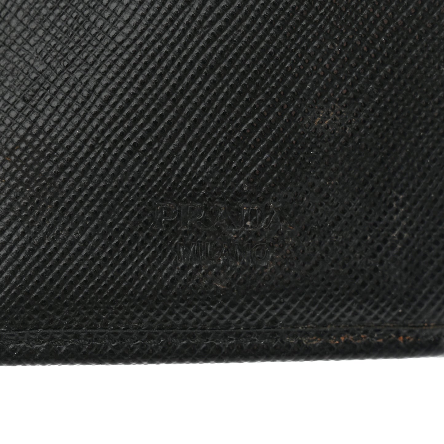 Saffiano Metal 6 Key Holder Black
