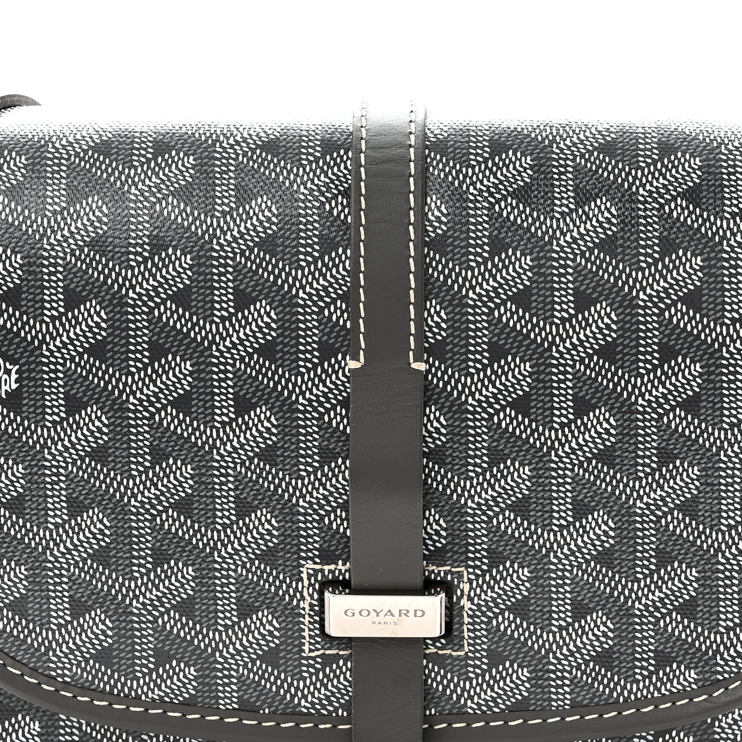 Goyardine Belvedere II PM Messenger Bag Gray