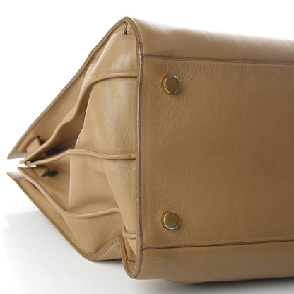 Saint Laurent Calfskin Large Sac de Jour Carryall Tan 20 of 24