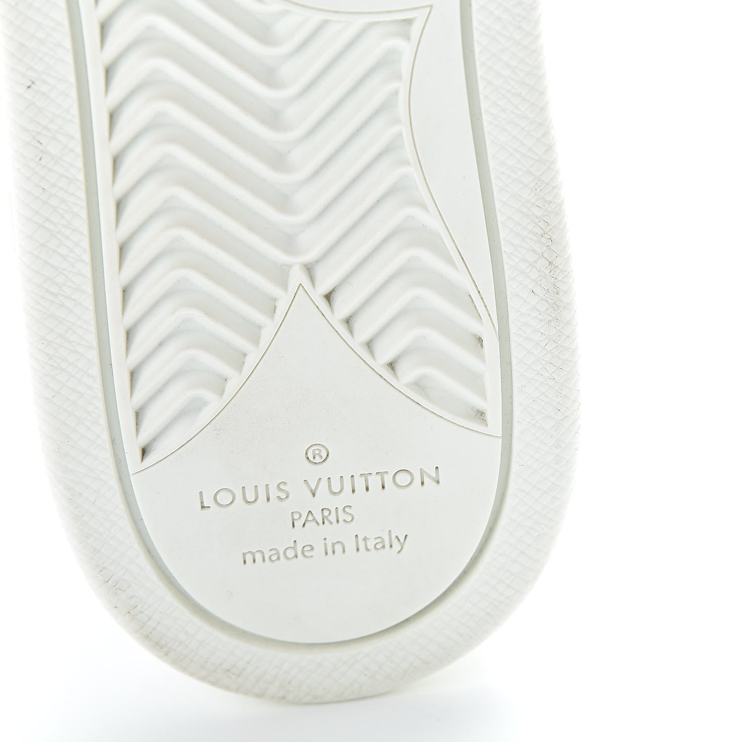 Louis Vuitton Calfskin Reverse Monogram Boombox High Top Sneakers 38.5 White 9 of 16