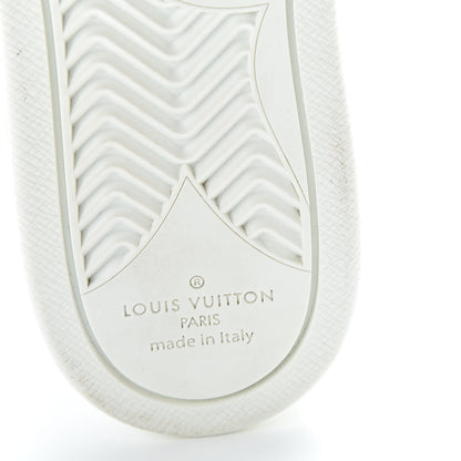 Louis Vuitton Calfskin Reverse Monogram Boombox High Top Sneakers 38.5 White 9 of 16