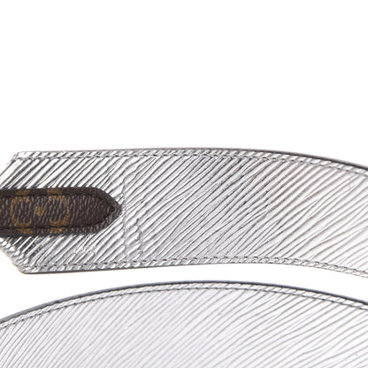 Louis Vuitton Epi Monogram Bandouliere Shoulder Strap Silver 4 of 6