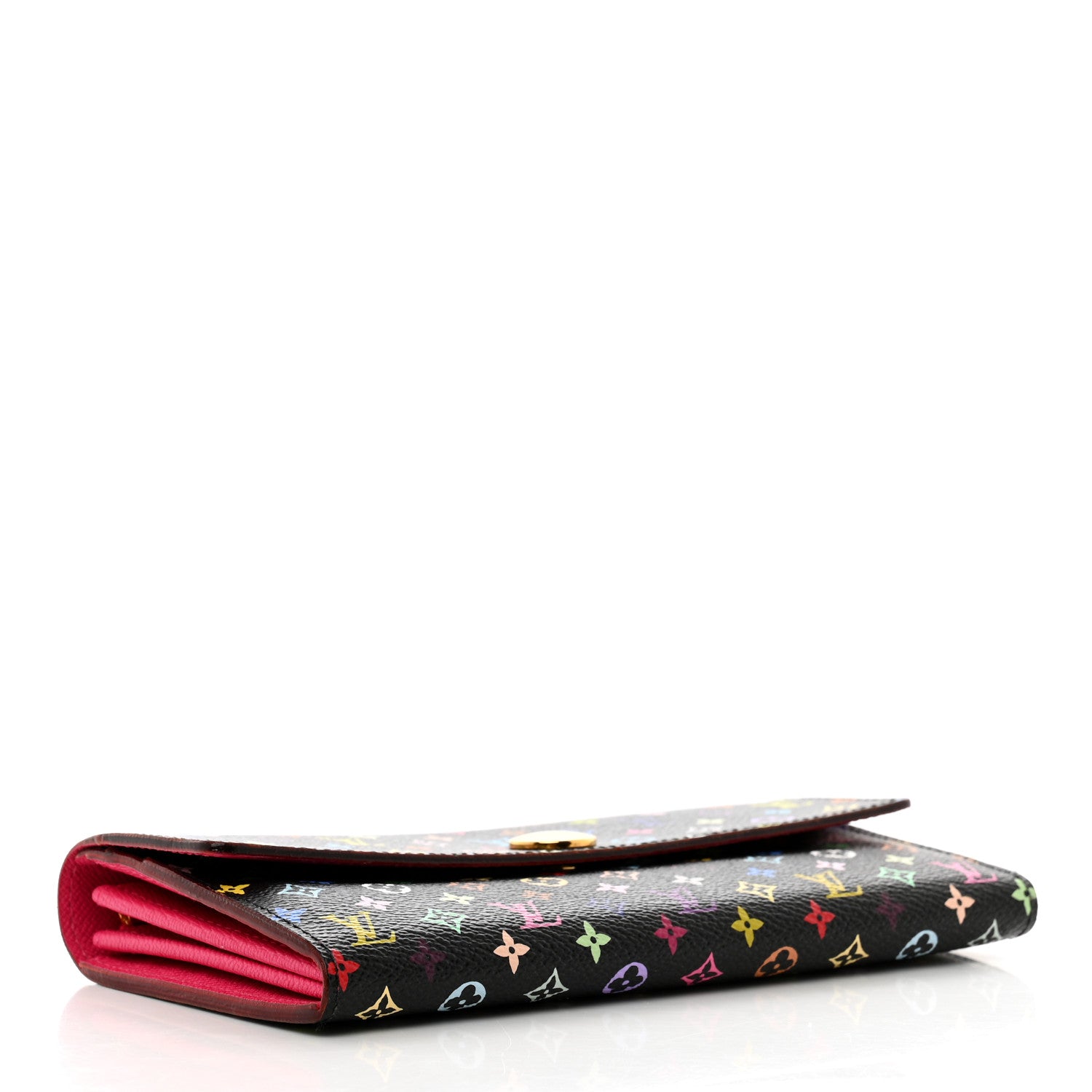 Louis Vuitton Monogram Multicolor Sarah Wallet Black Grenade 4 of 7
