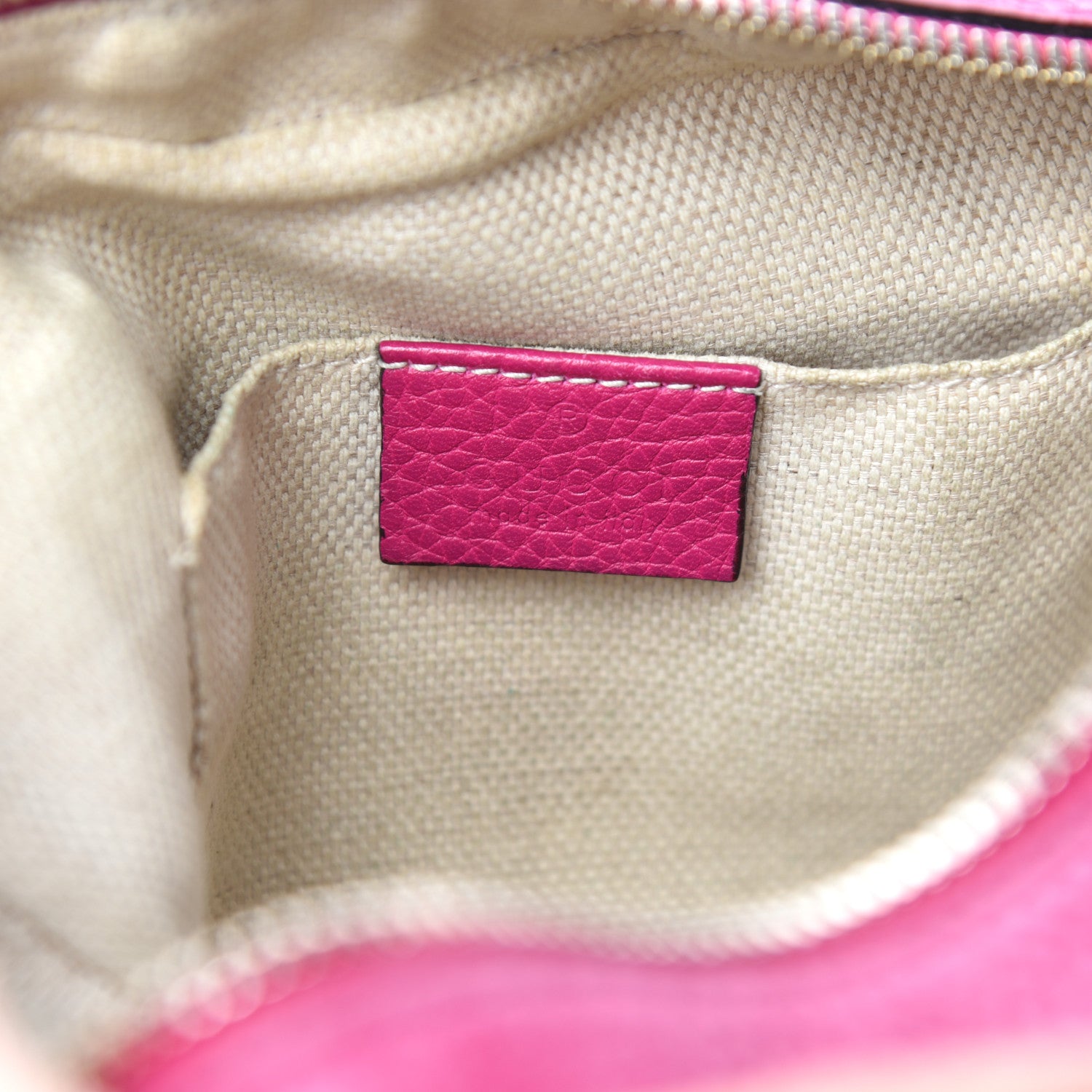 Gucci Cellarius Calfskin Small Soho Disco Bag Bright Bouganville 6 of 10