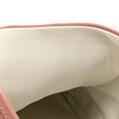 Gucci GG Monogram Calfskin Womens Low Top Sneakers 36.5 Pink Soft Pink 9 of 10