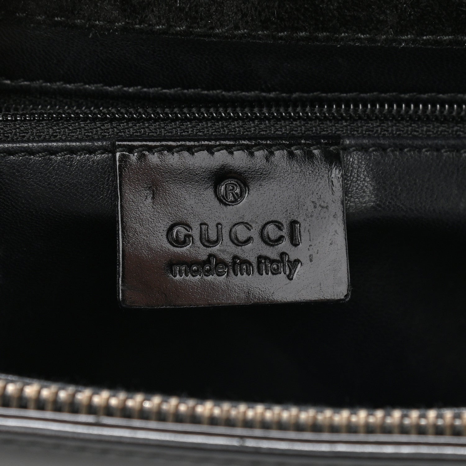 Gucci Patent Web Shoulder Bag Black 6 of 9